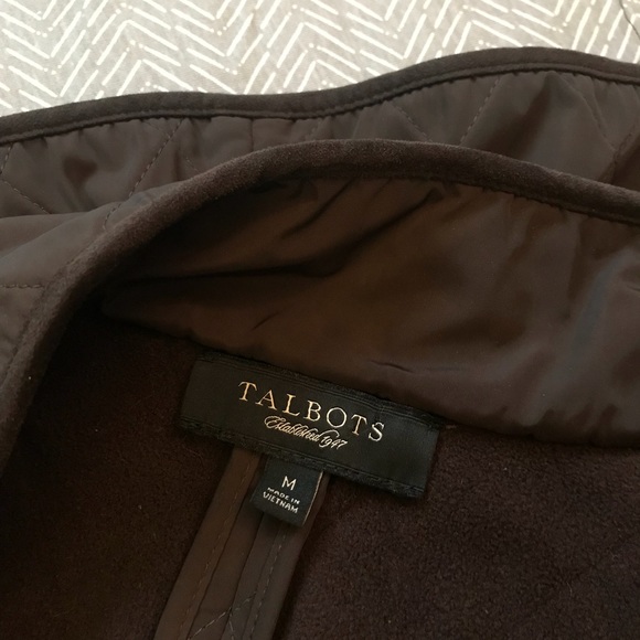 Talbots Brown Quilted Vest - Picture 4 of 4